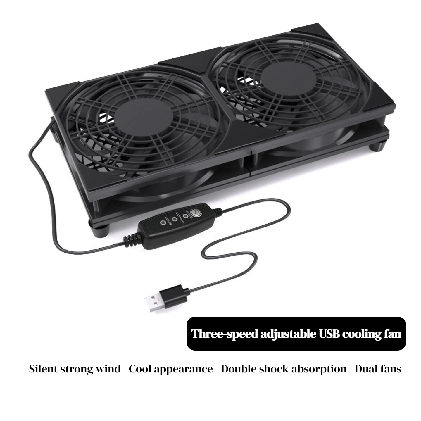 Fan Hub Rgb Controller - Kipas Pendingin USB Ganda dengan Kontrol