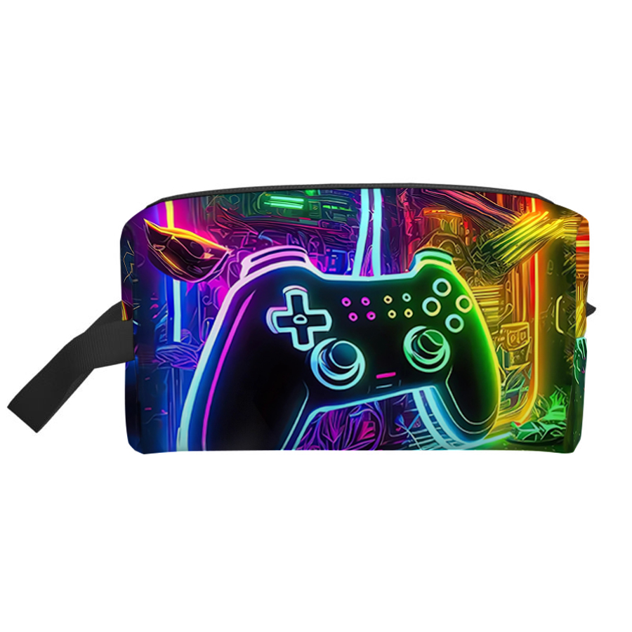 Gaming Accessories For Kids - Tas Kosmetik Pola GamePad Untuk Anak
