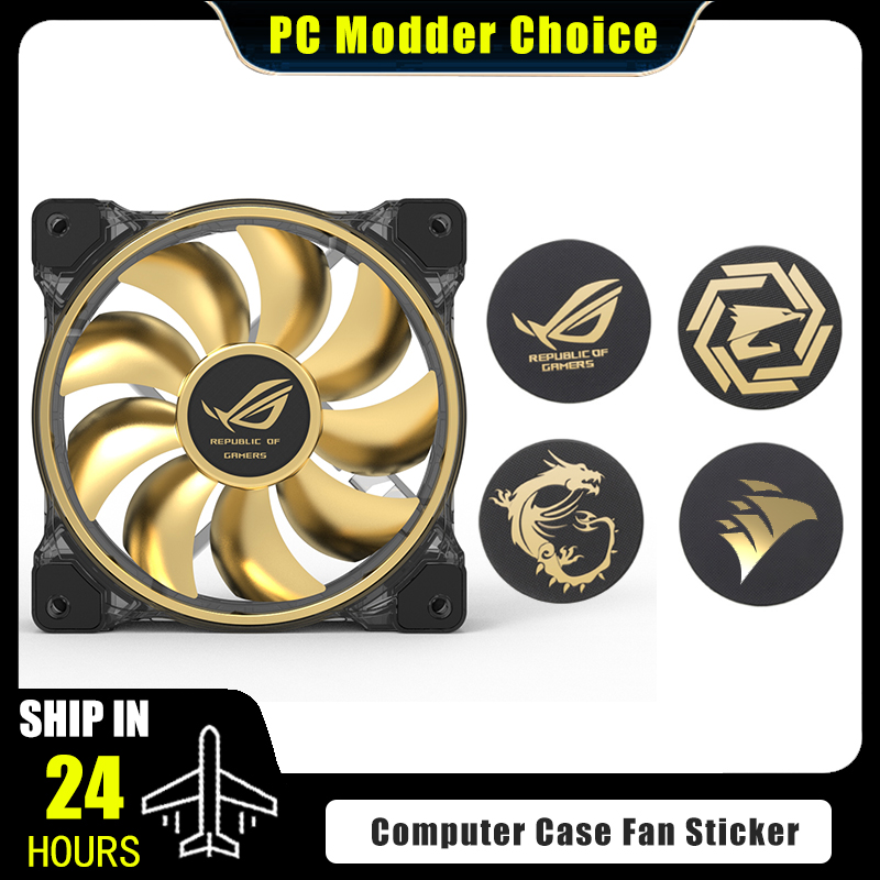 Gaming Accessories Room - Stiker Logo casing komputer, aksesori dekoratif