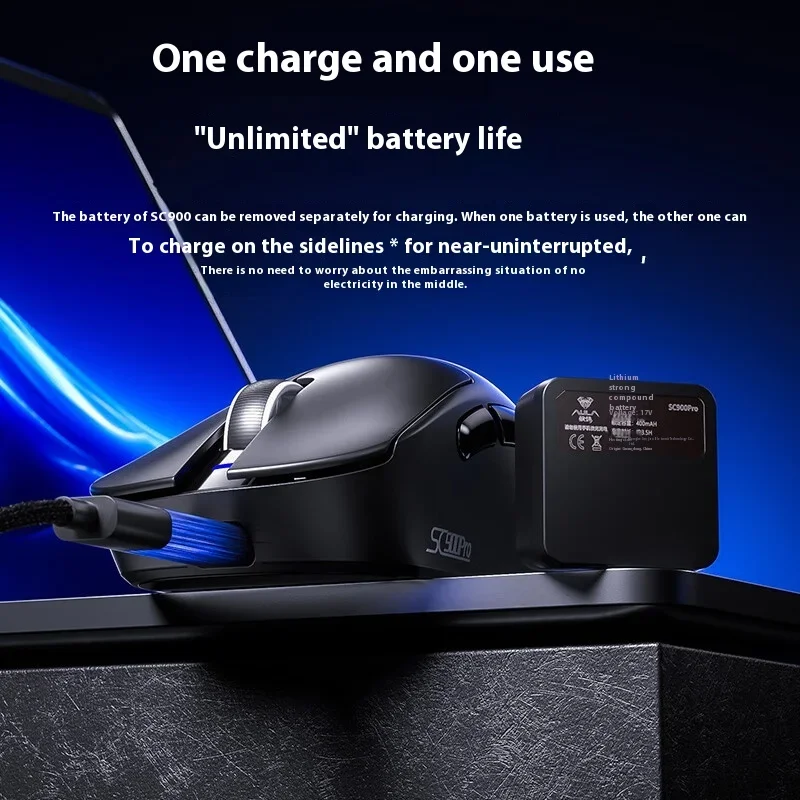 Gaming Accessories For Pc - AULA SC900 Mouse Mouse Paw3950 Tri
