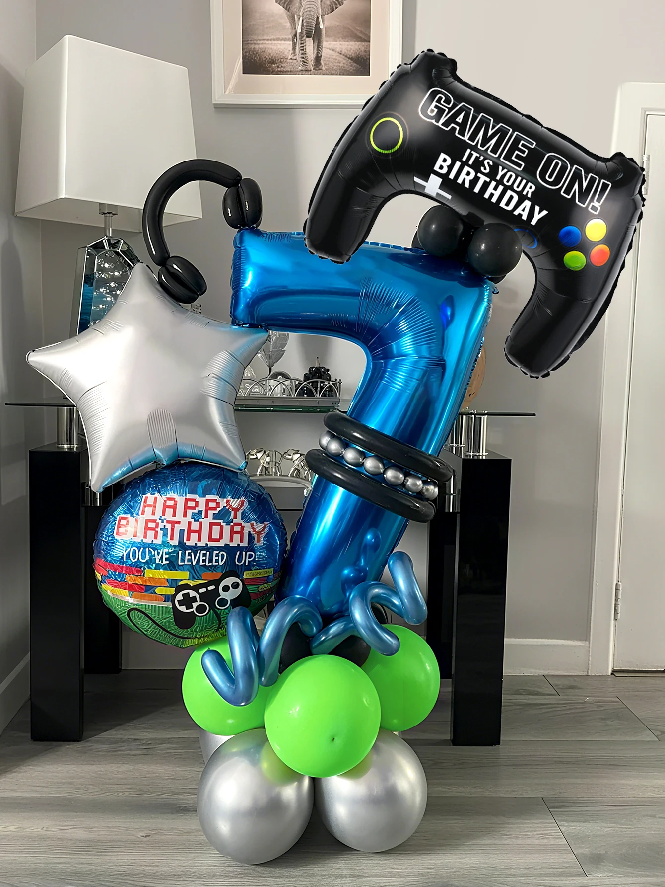 Gaming Accessories Room - 32PCS Perlengkapan Balon Tema Game Ulang