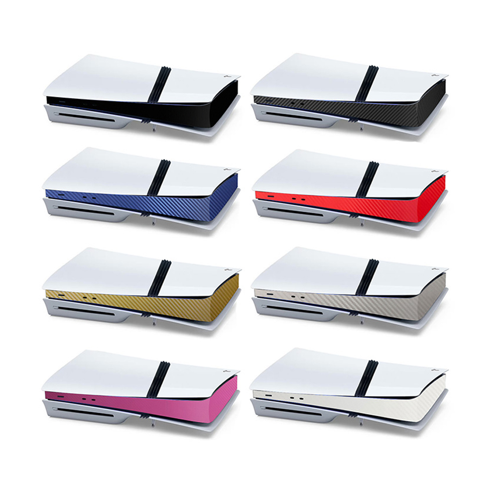 Gaming Accessories For Ps5 - Stiker Penutup Kulit Serat Karbon untuk