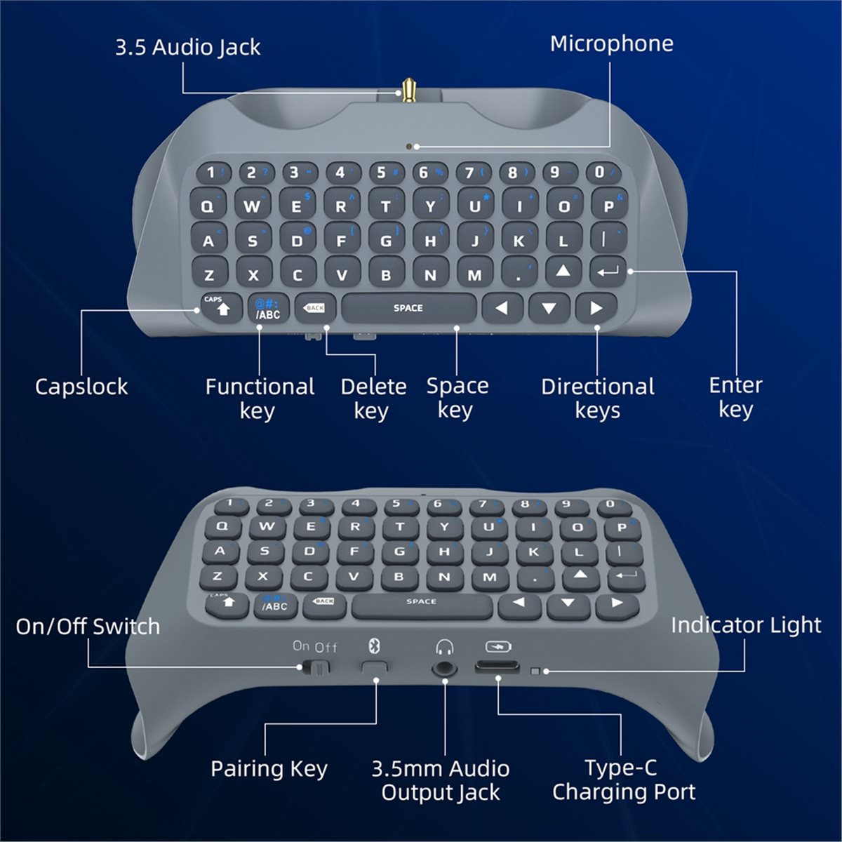 Goodidea 3.5Mm Keyboard Nirkab - Gaming Accessories For Ps5 ulasan dan harga
