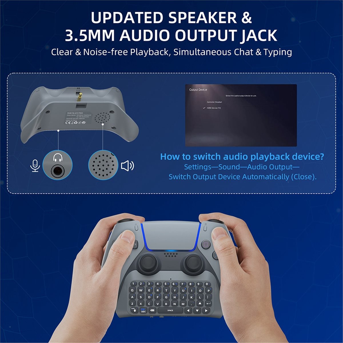 Goodidea 3.5Mm Keyboard Nirkab - Gaming Accessories For Ps5 ulasan dan harga