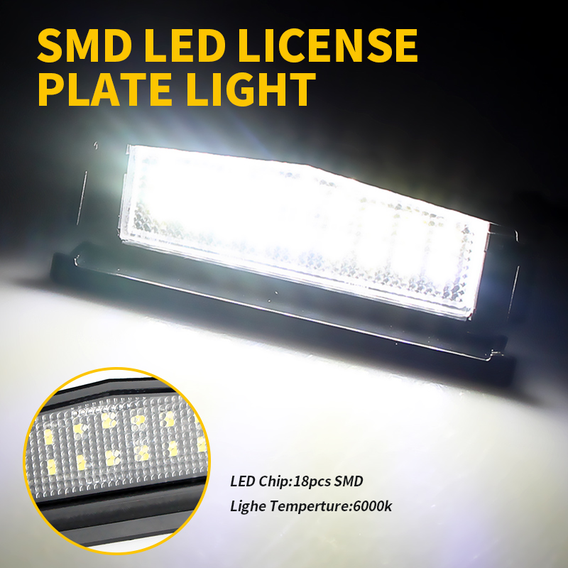 2 Buah Lampu Pelat Nomor LED P - Gaming Accessories Storage ulasan dan harga