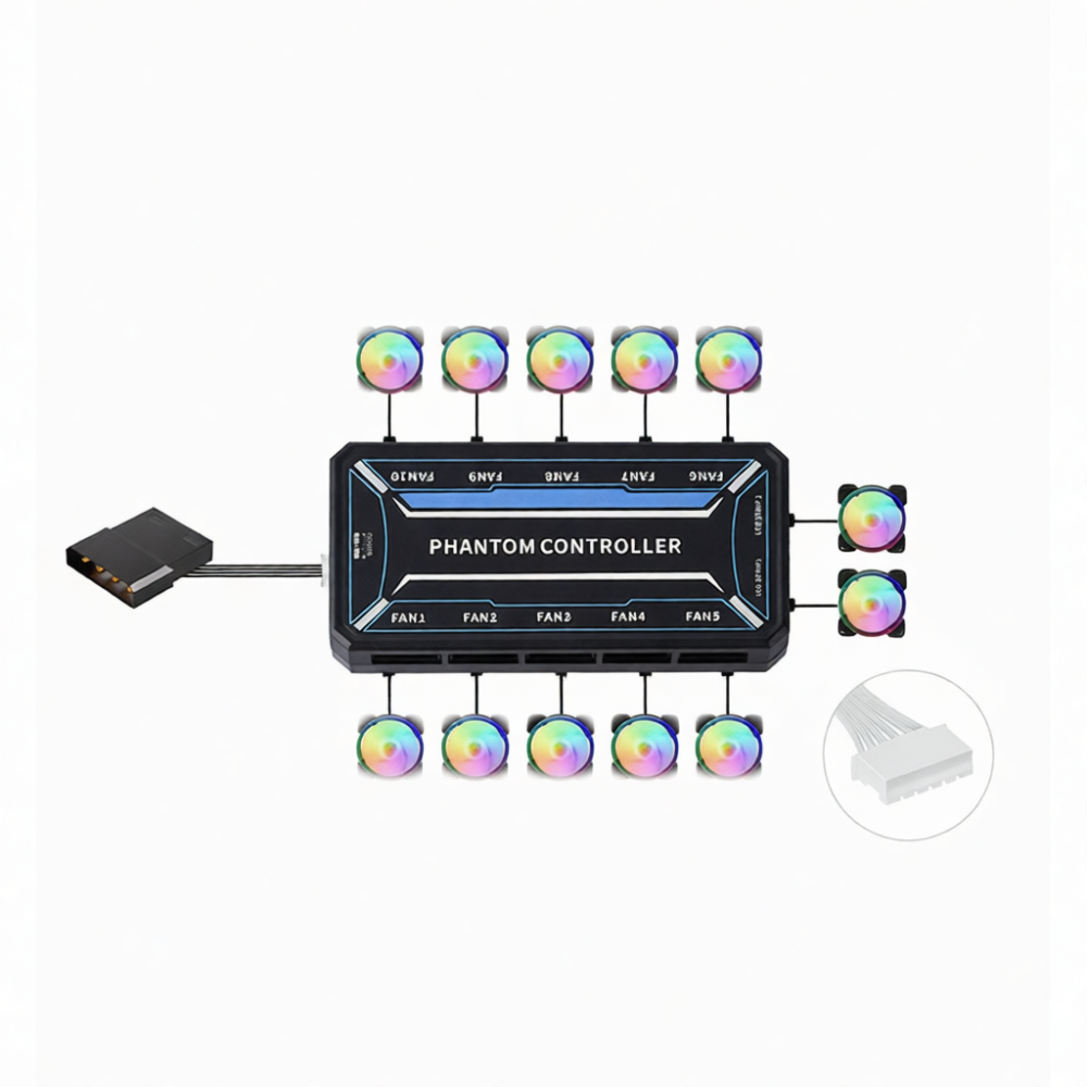 Pengontrol Jarak Jauh Hub Kipa - Fan Hub Rgb Controller ulasan dan harga
