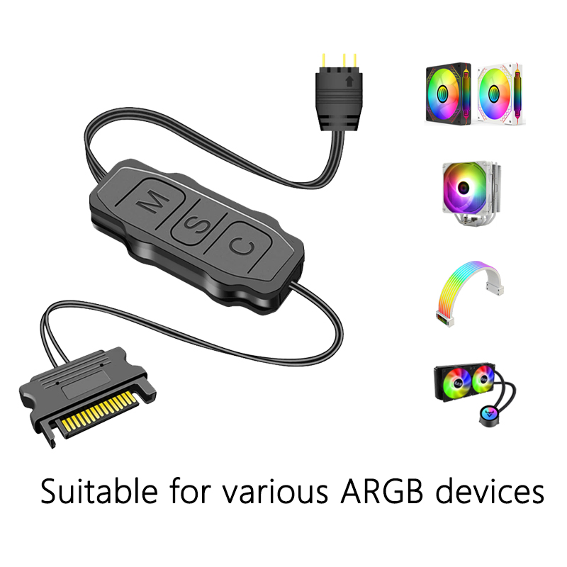 GPUHOLD Antarmuka SATA 5V 3PIN - Fan Hub Rgb Controller ulasan dan harga