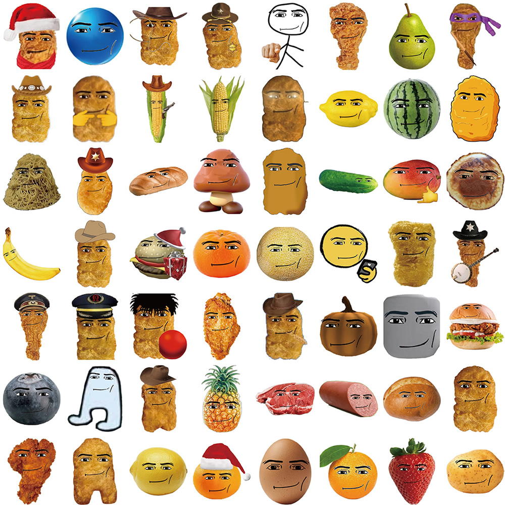 58pcs Stiker Robloxs Face -Win - Gaming Accessories Roblox ulasan dan harga