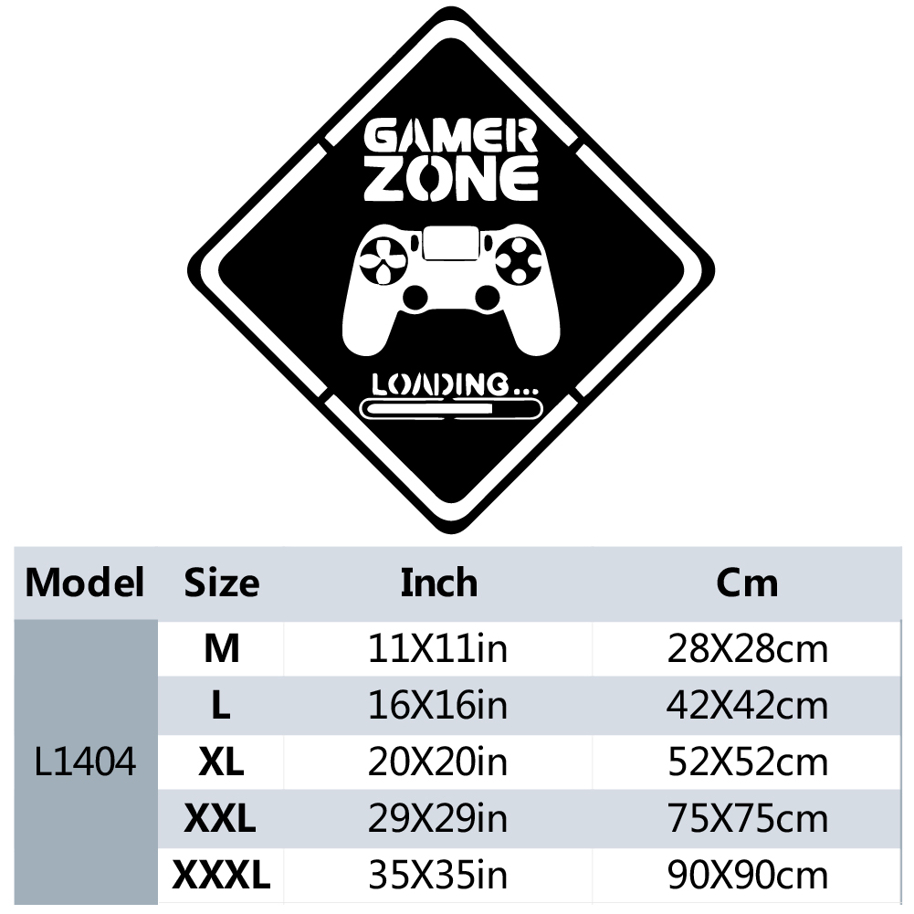 Stiker vinil dinding zona Game - Gaming Accessories Room ulasan dan harga
