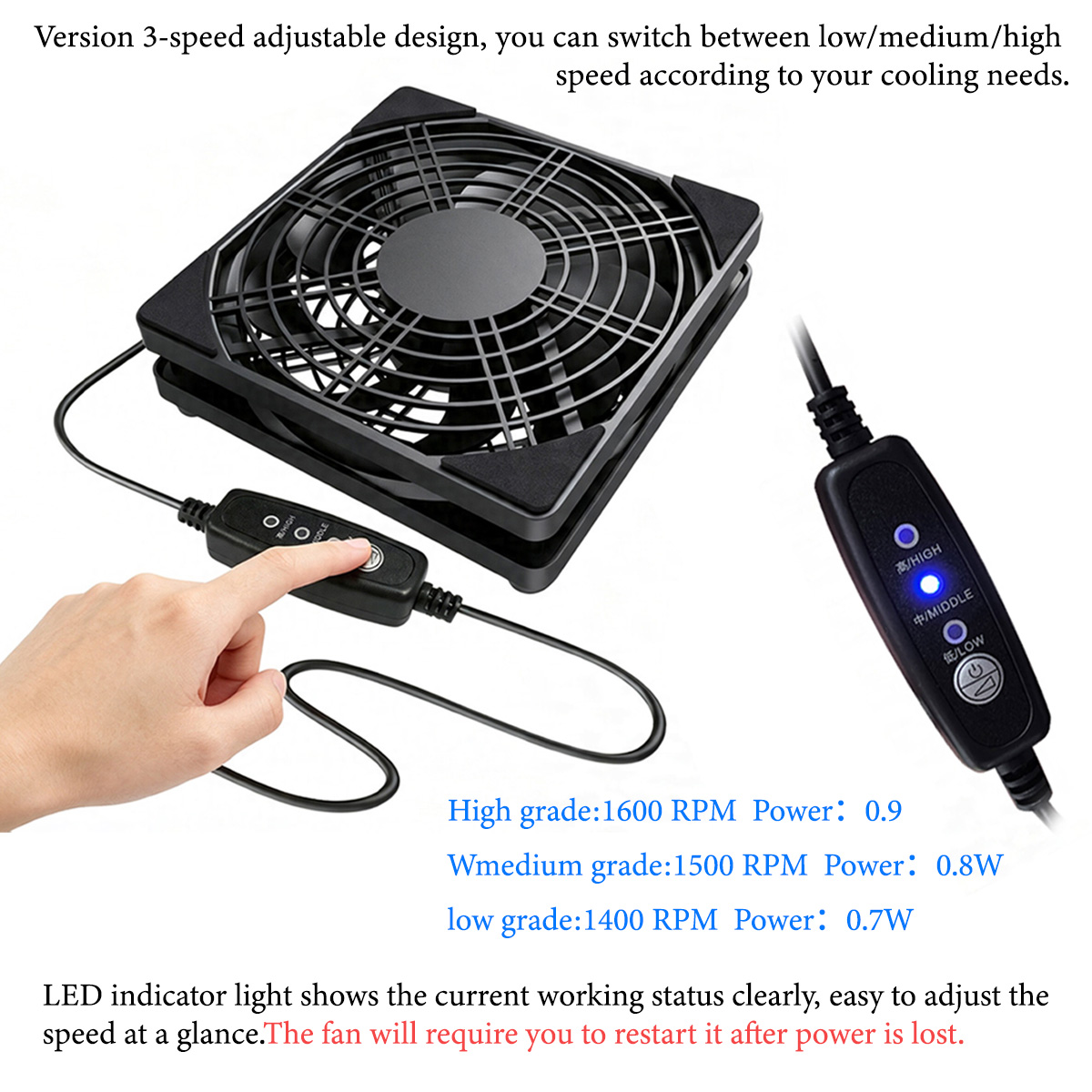 Kipas 3 Kecepatan yang Dapat D - Fan Hub Rgb Controller ulasan dan harga