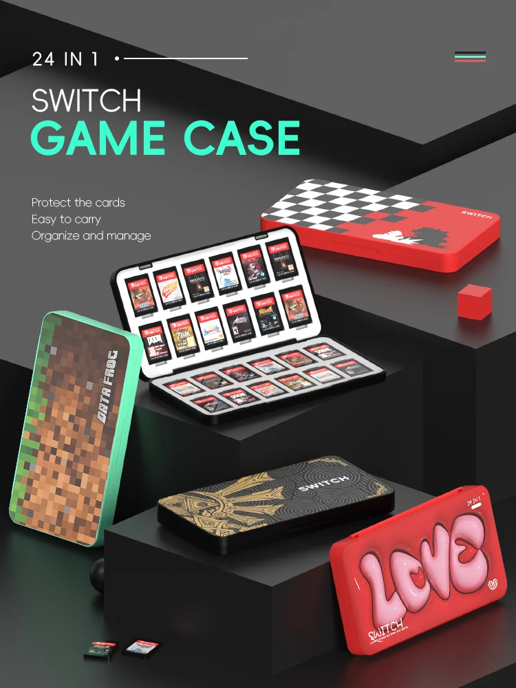 DATA FROG 24-in-1 Tempat Kartu - Gaming Accessories Holder ulasan dan harga