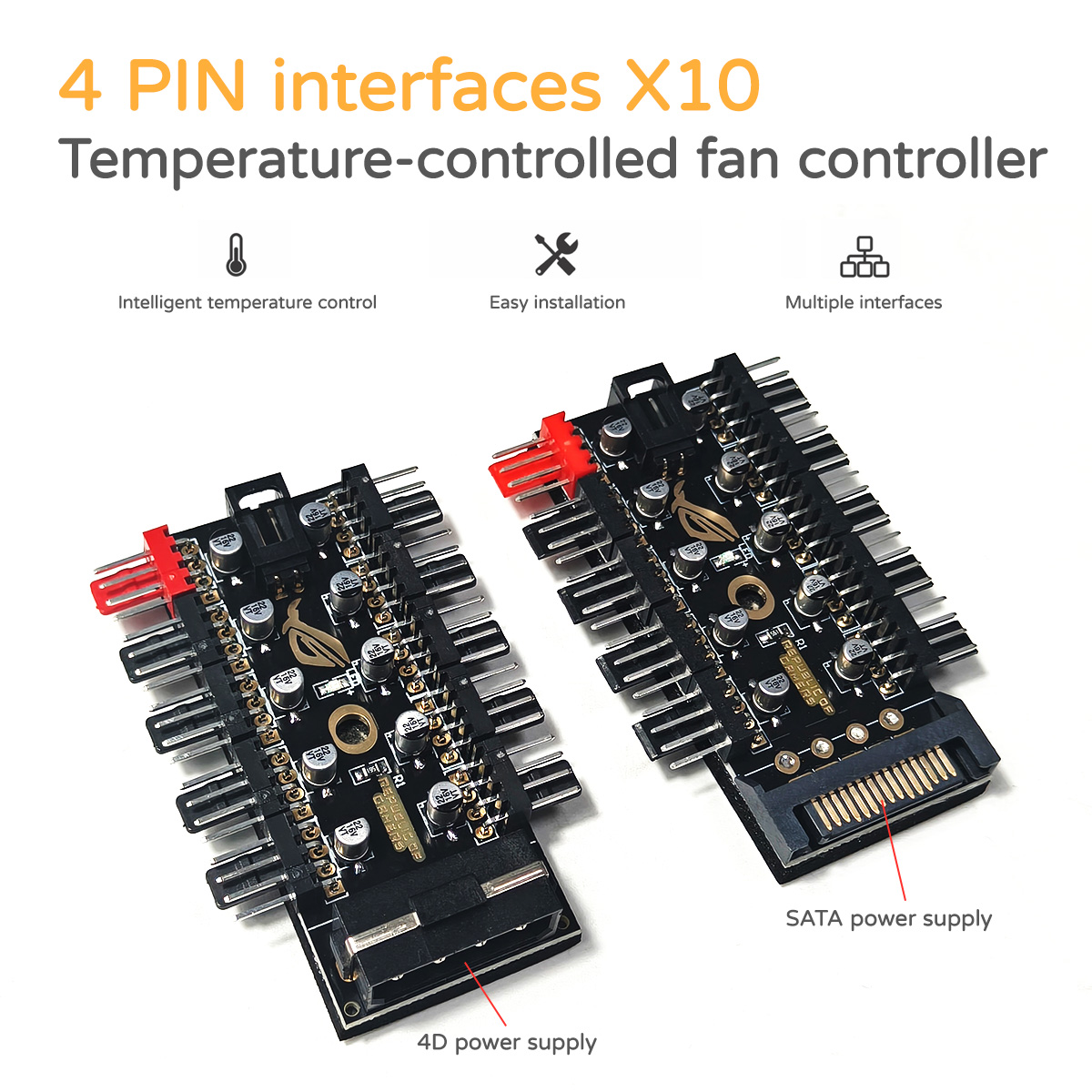 Hub Pengontrol Kipas PWM 10 Po - Fan Hub Rgb Controller ulasan dan harga