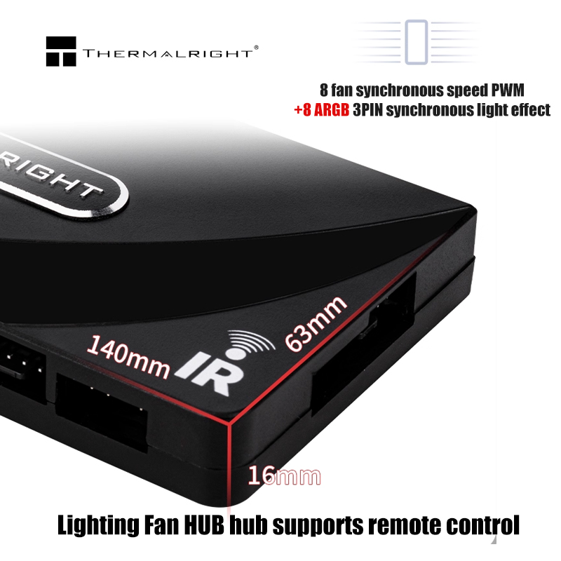 Thermalright 1 Ke 8 4 PIN PWM  - Fan Hub Rgb Controller ulasan dan harga