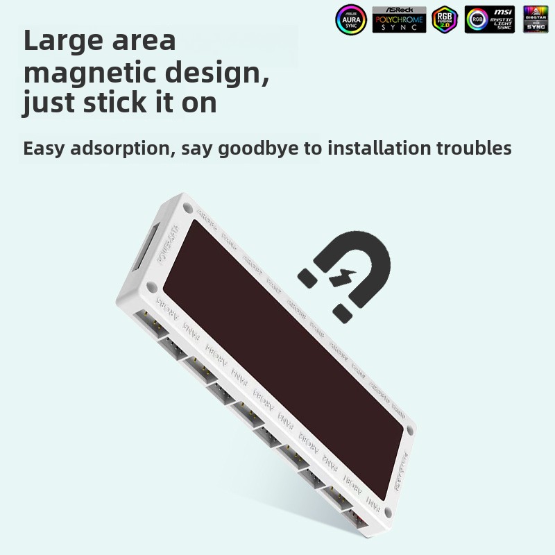 COOLMOON Motherboard 5V 3Pin P - Fan Hub Rgb Controller ulasan dan harga